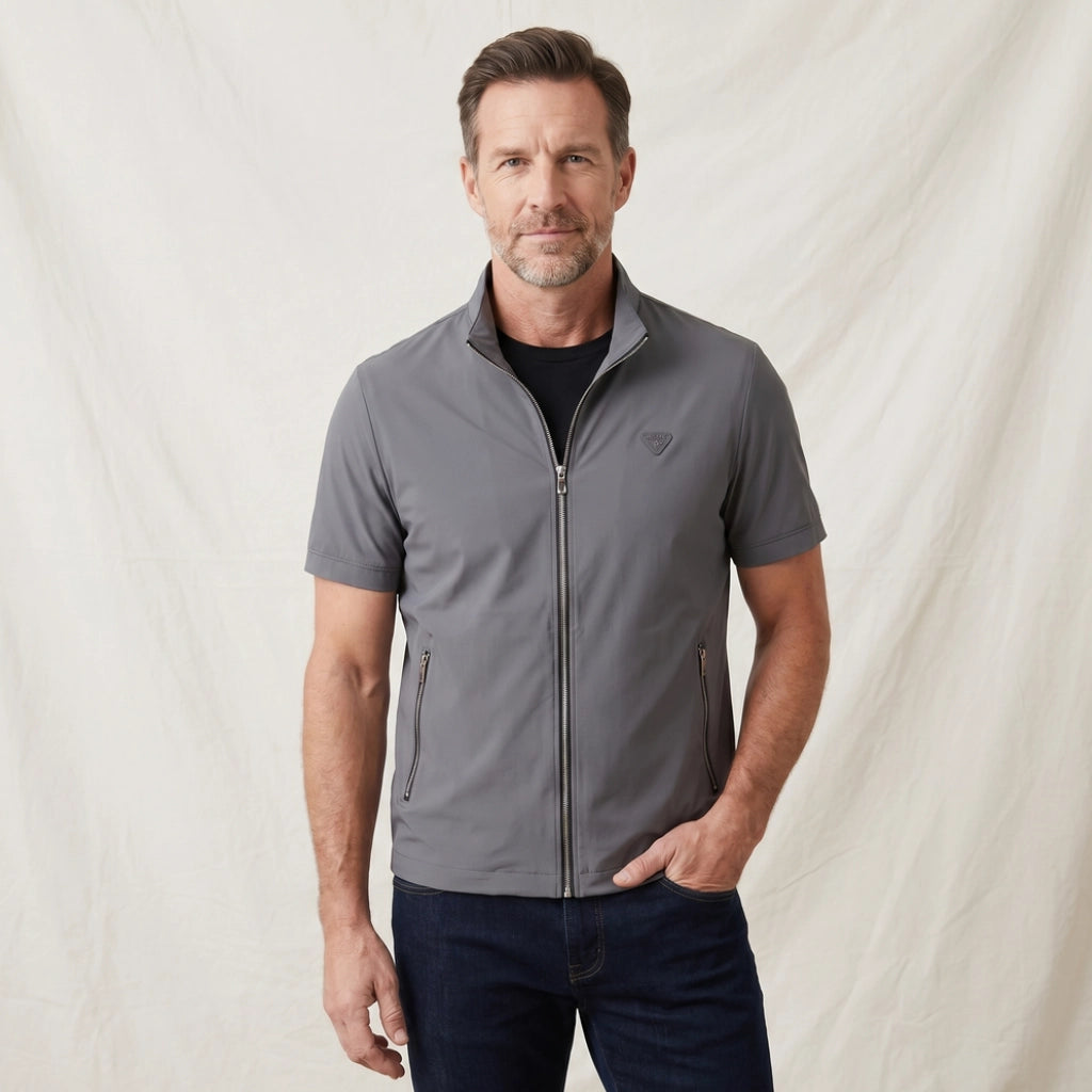 Axel Zip-Up Collar Polo