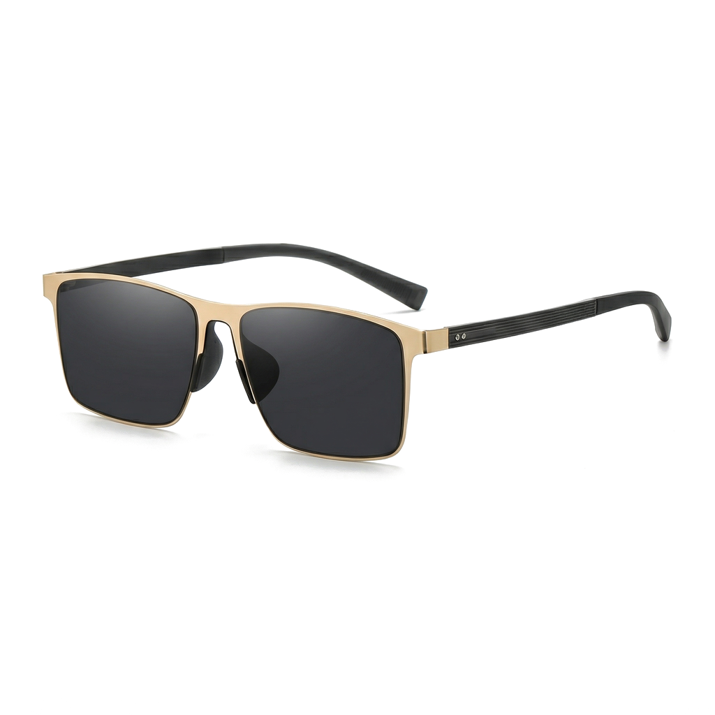 Avenix Prime Edge Shades - Color:Black Gold Frame Grey Lens