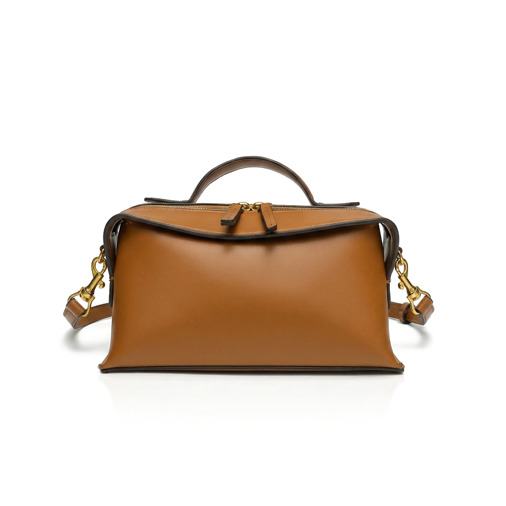 Avery Canvas Tote - Color:Brown