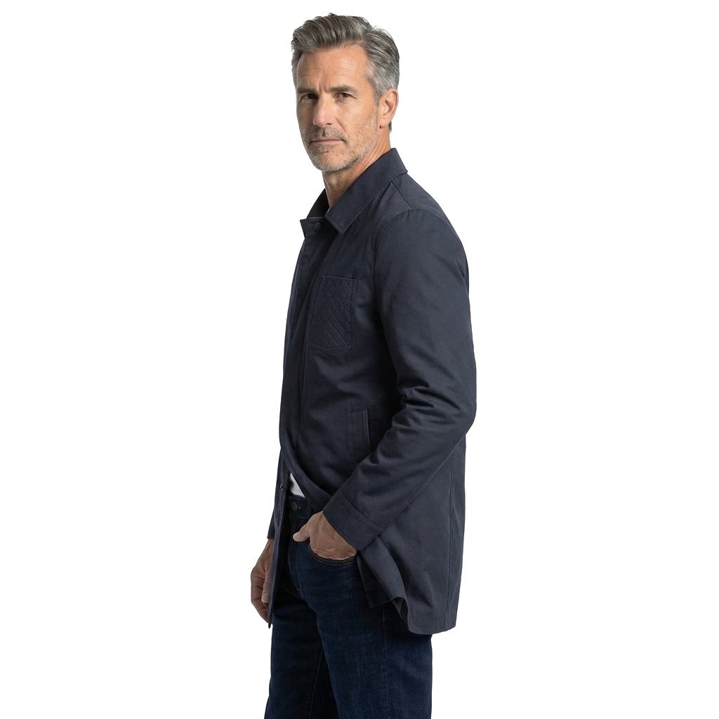 Blue Barrett Cotton Blend Trench 4
