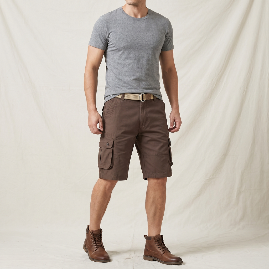 Norwood Cotton Cargo Shorts