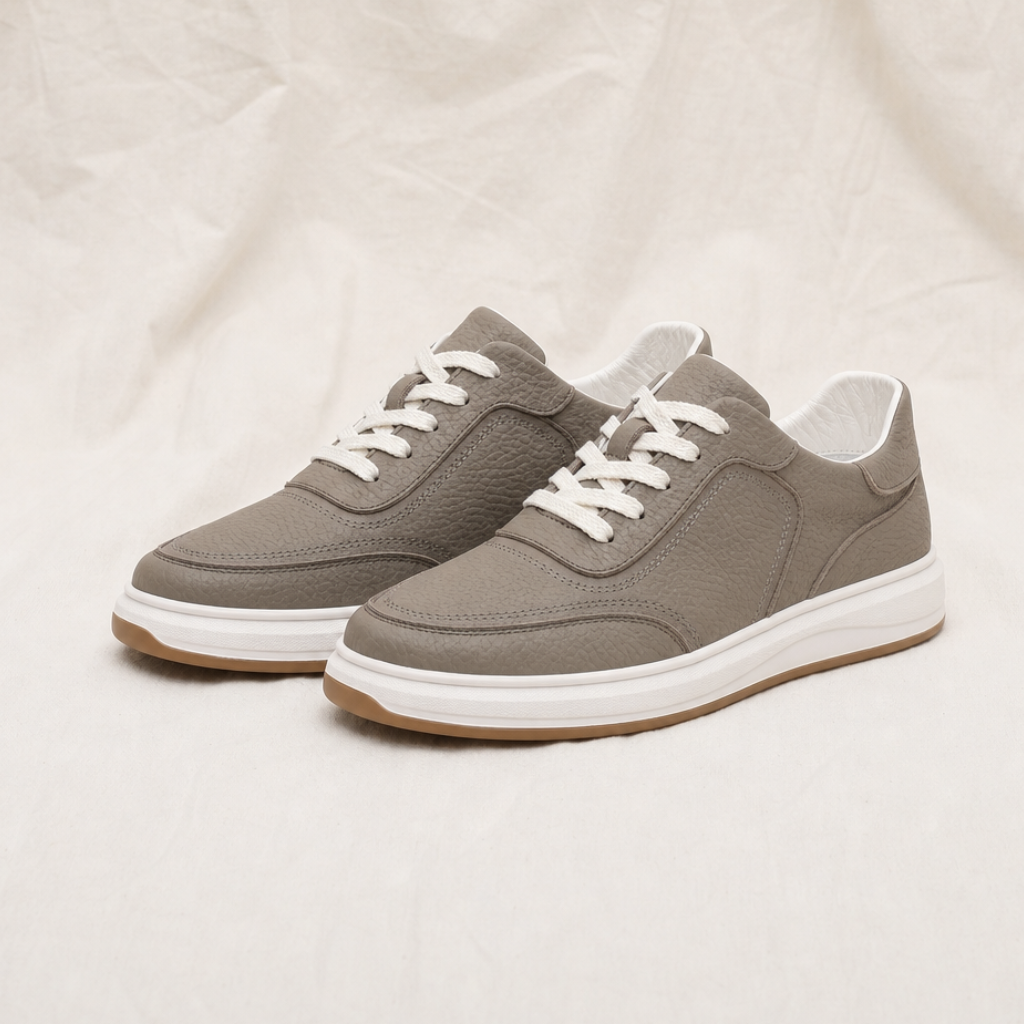 David Leather Low-Top Sneakers