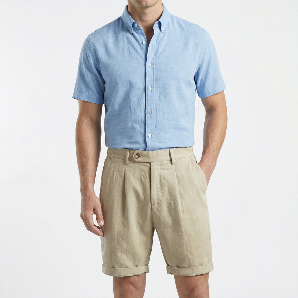 Julian Lyocell Cotton Shorts
