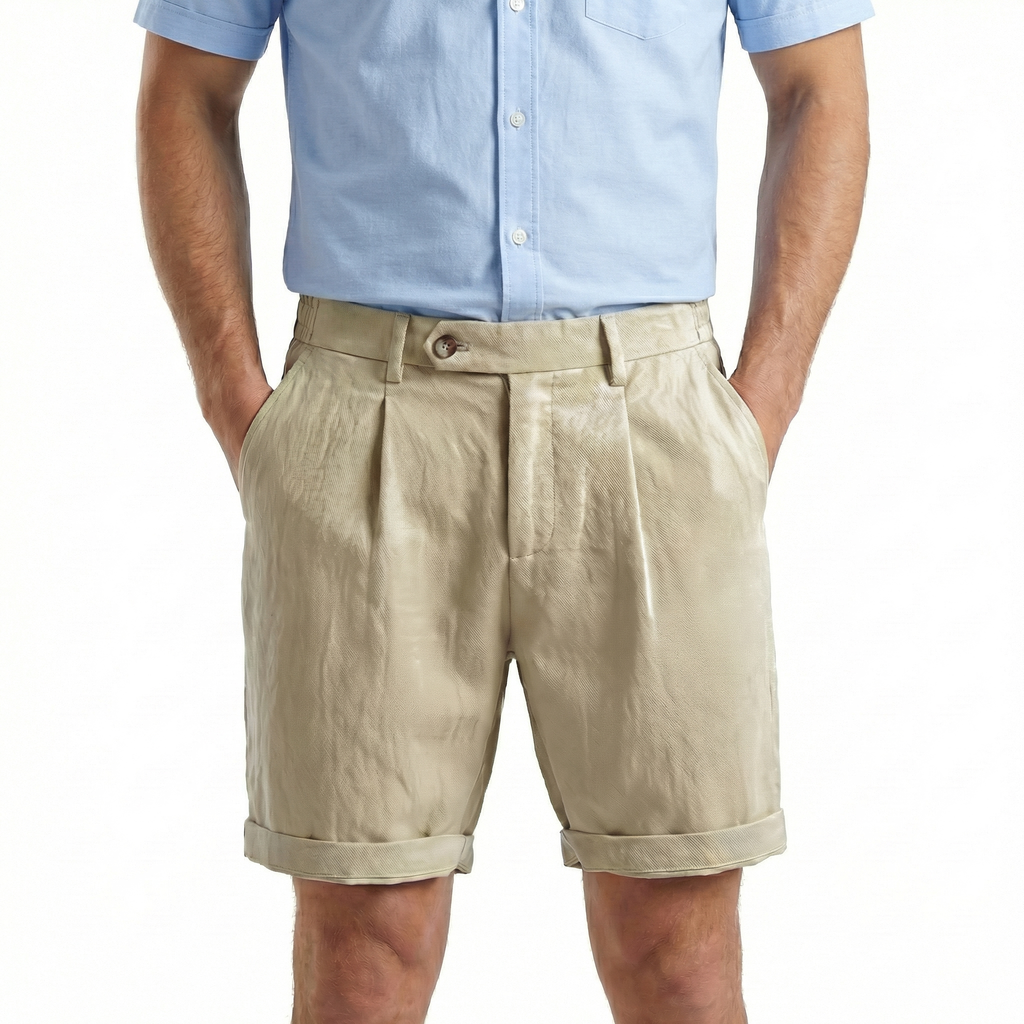 Julian Lyocell Cotton Shorts
