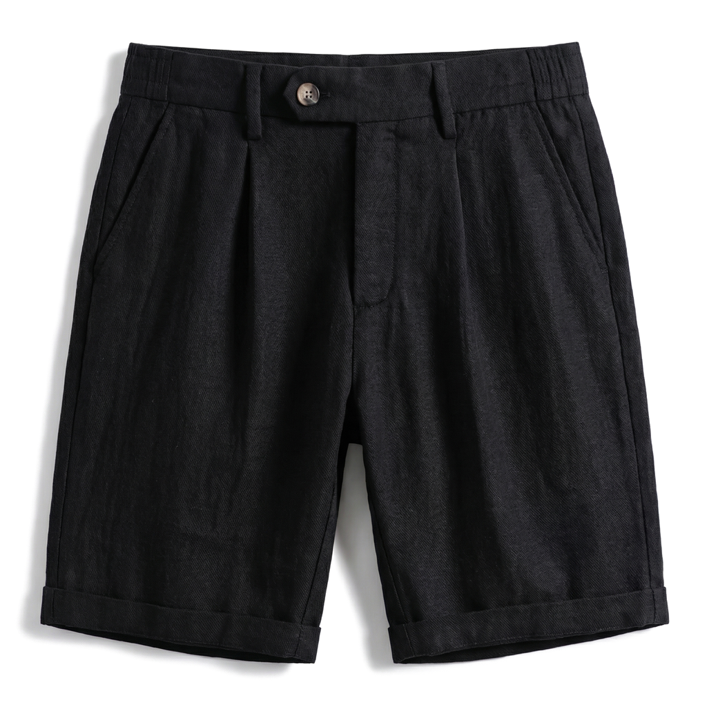 Julian Lyocell Cotton Shorts - Color:Black;Size:XS