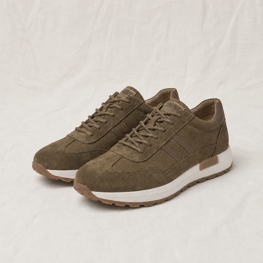 Ian Caye Leather Sneakers