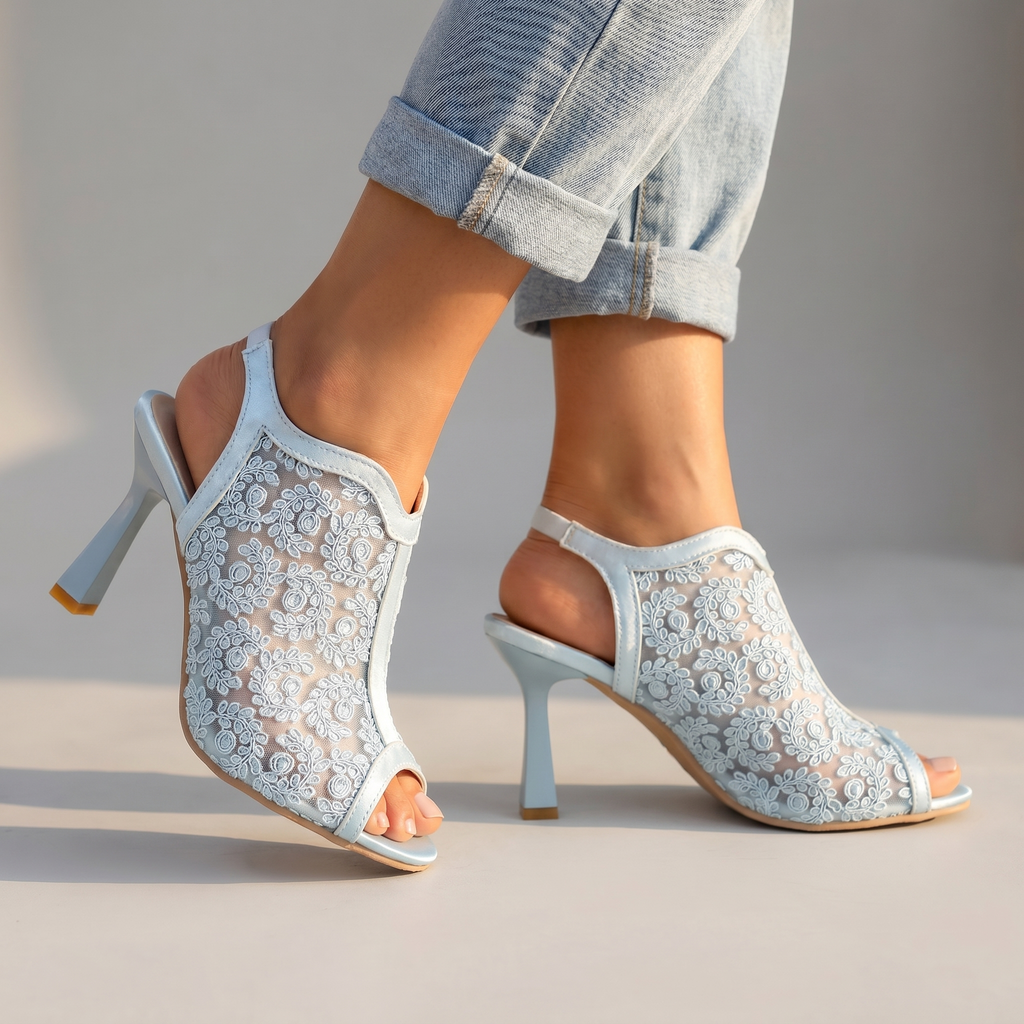 Gloria Floral Heels