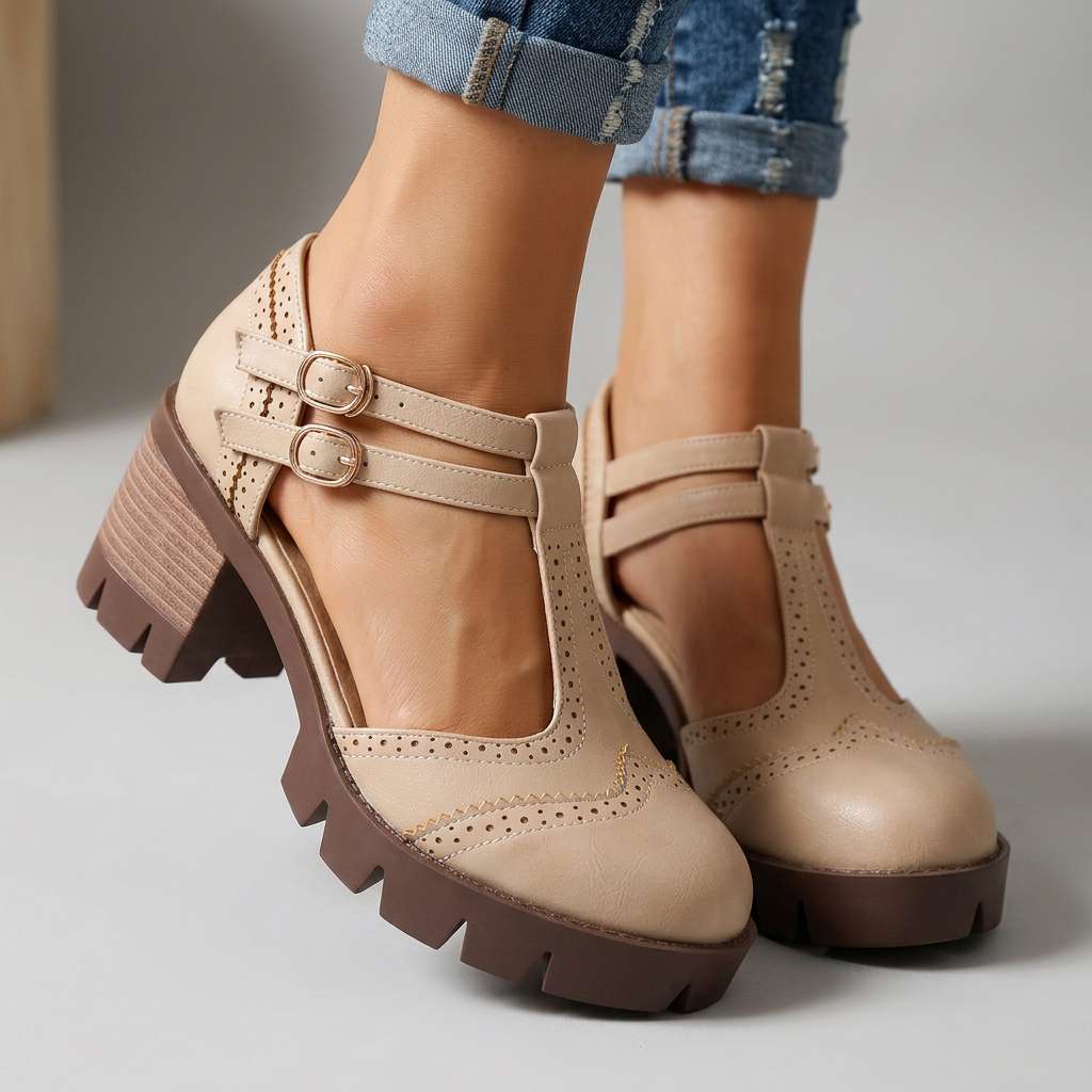 Sandra Brogue Loafers