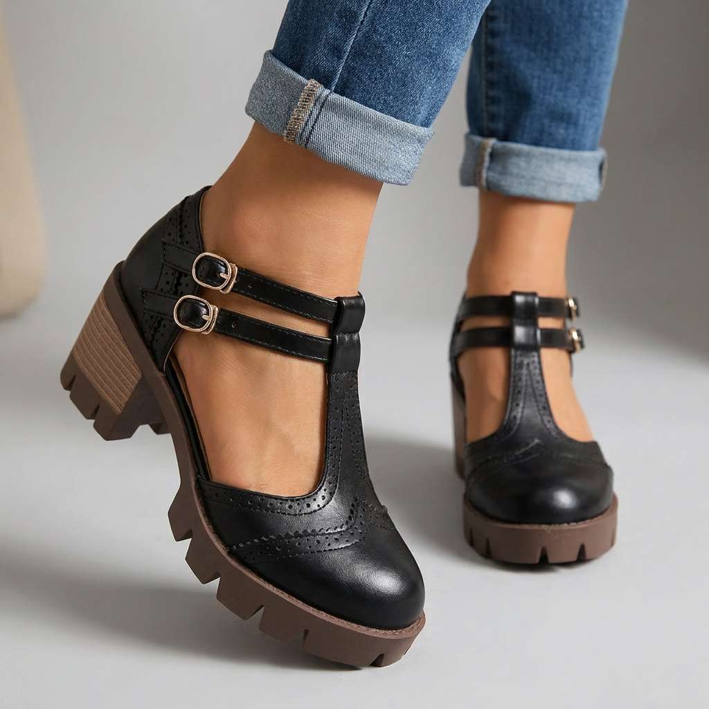 Sandra Brogue Loafers