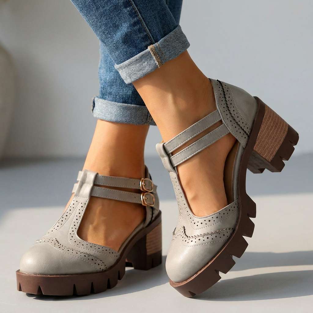 Sandra Brogue Loafers