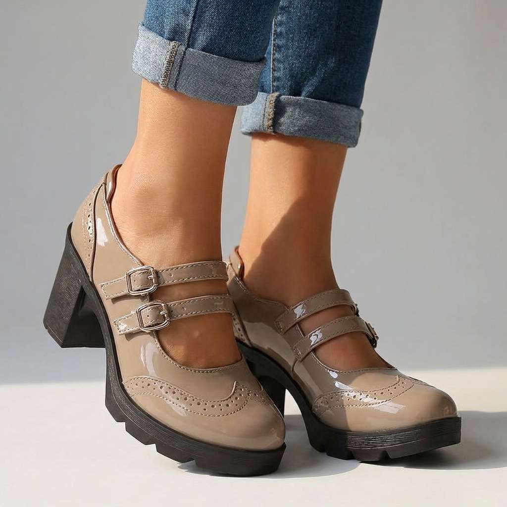 Clarissa Brogue Heels