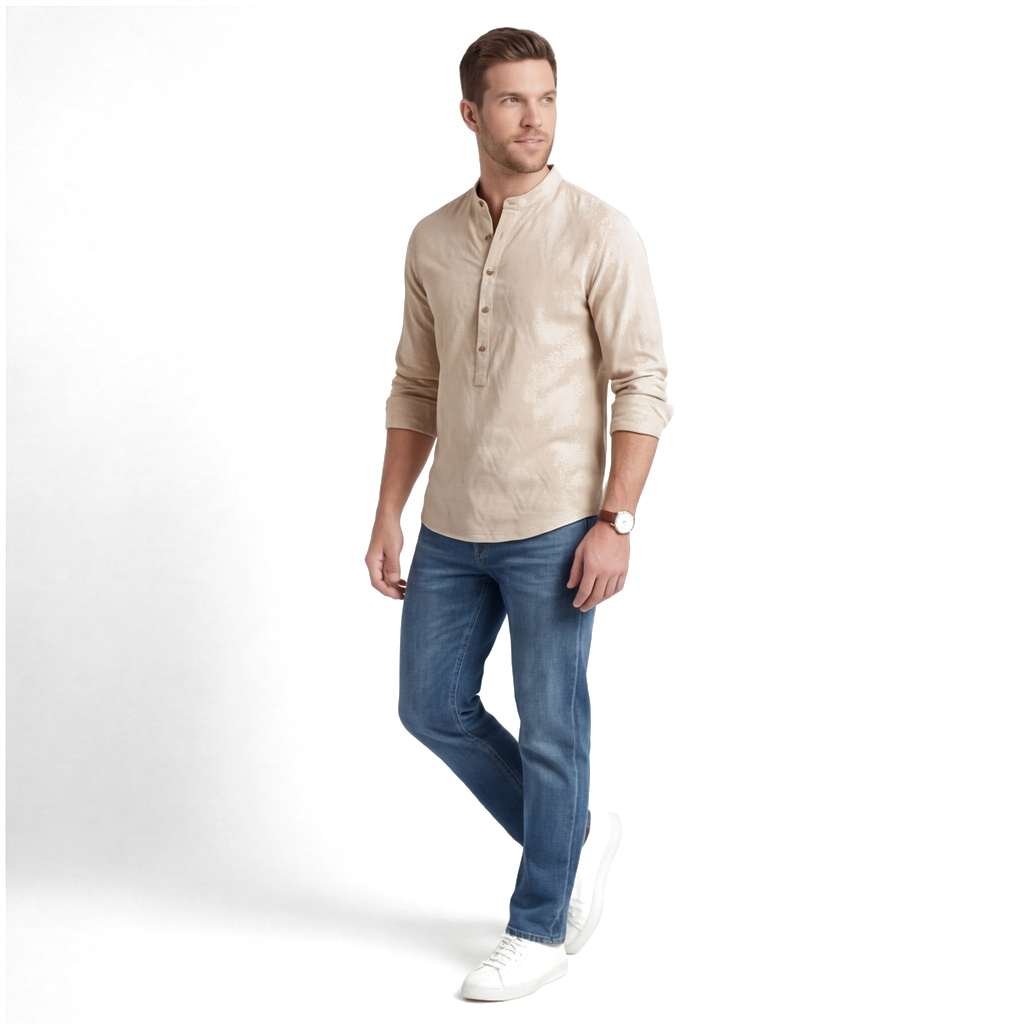 Apricot Justin Cole Cotton Shirt 1