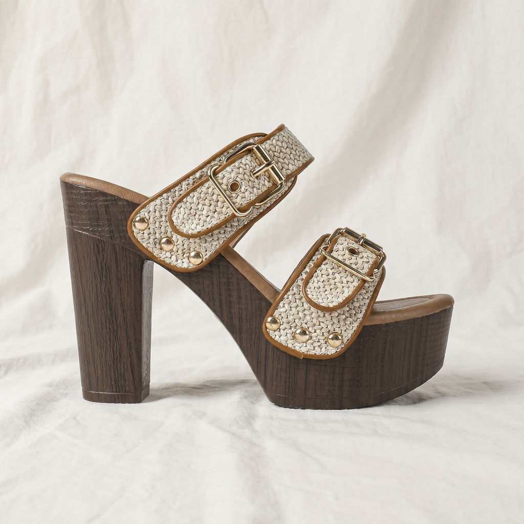 Vanessa Buckle Strap Heels