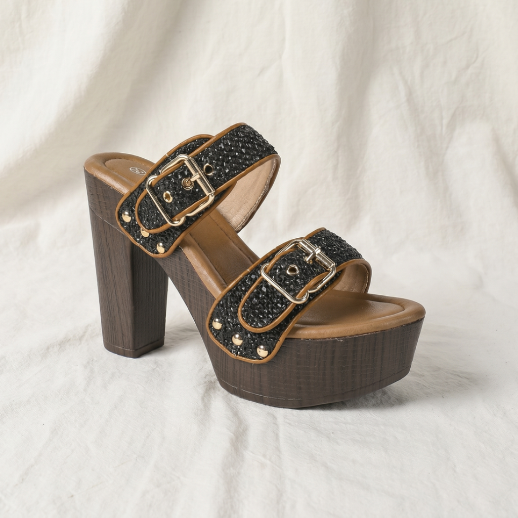 Vanessa Buckle Strap Heels
