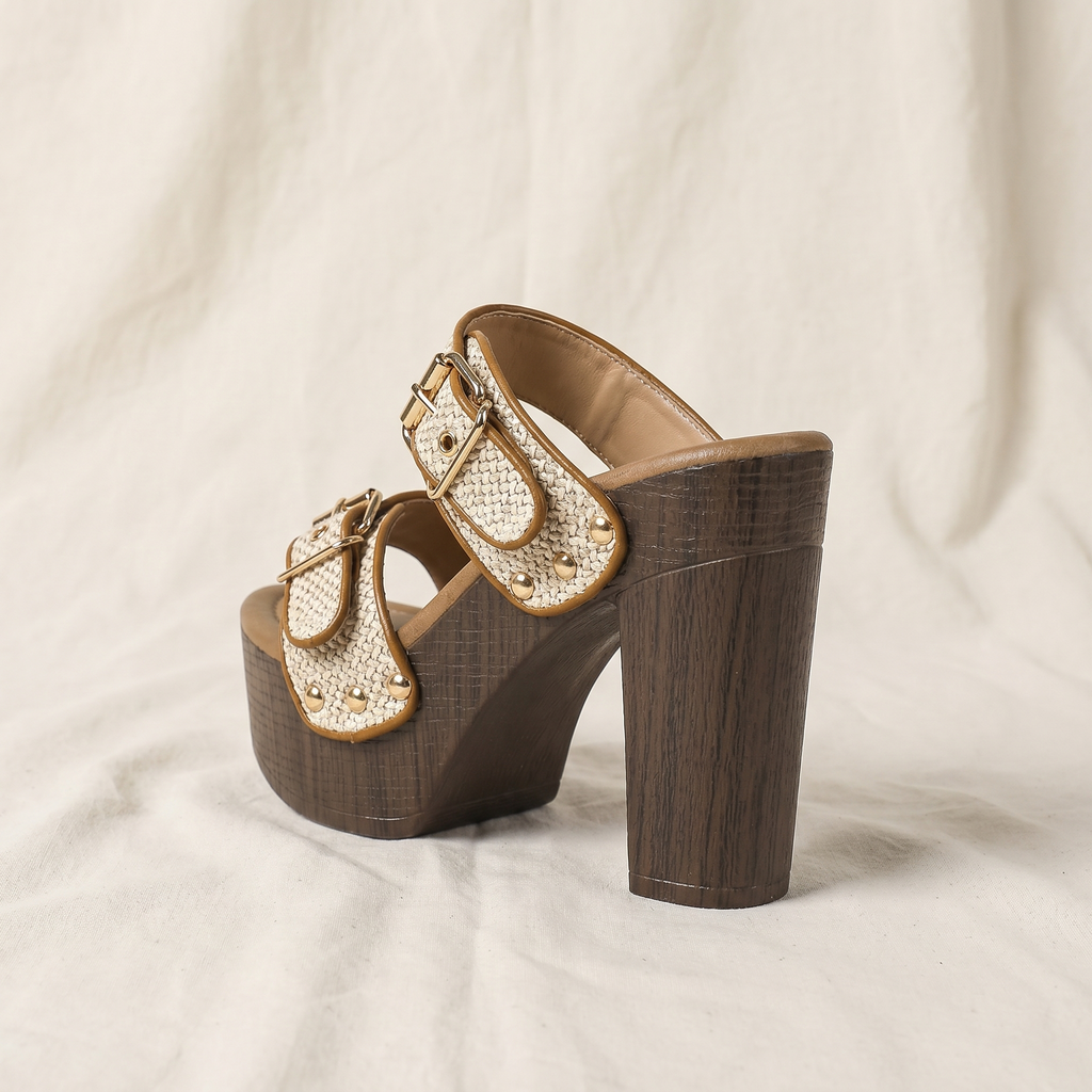Vanessa Buckle Strap Heels