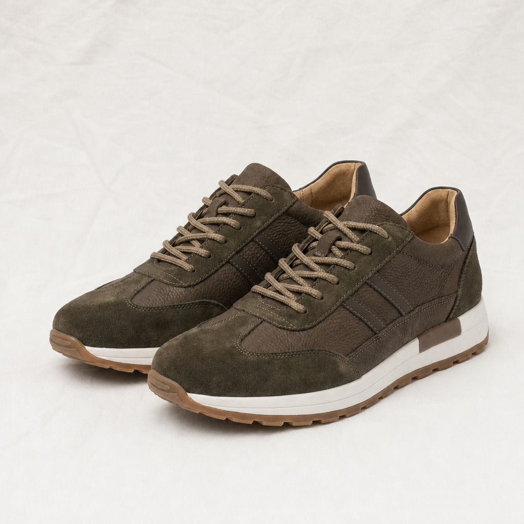 Ian Caye Leather Sneakers