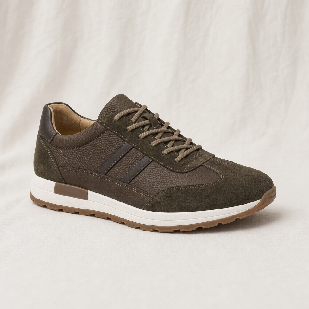 Ian Caye Leather Sneakers