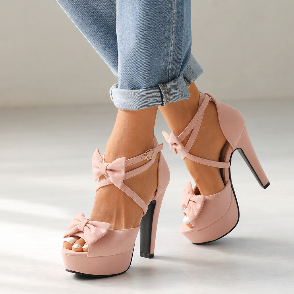 Giselle Open Toe Heels