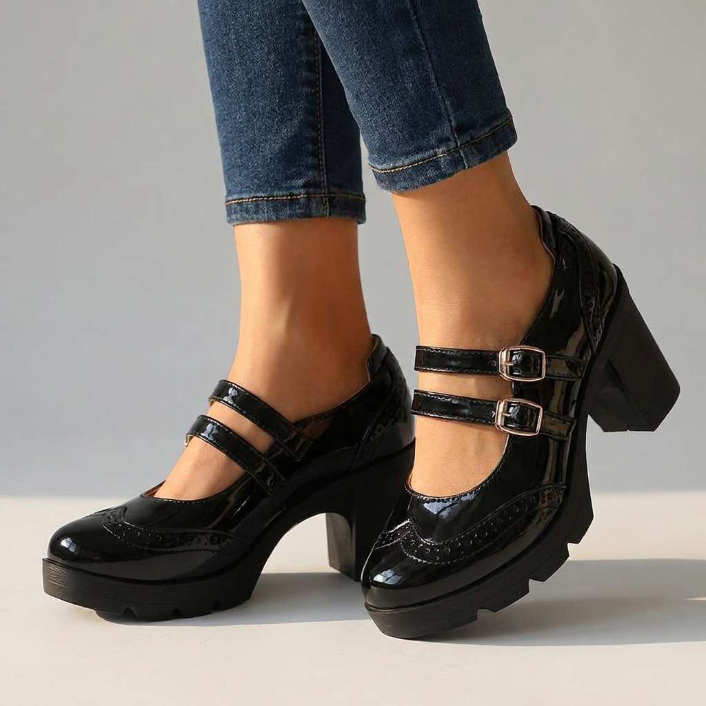 Clarissa Brogue Heels