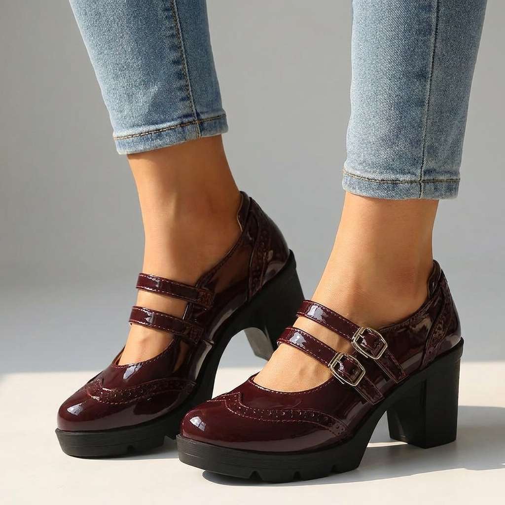 Clarissa Brogue Heels